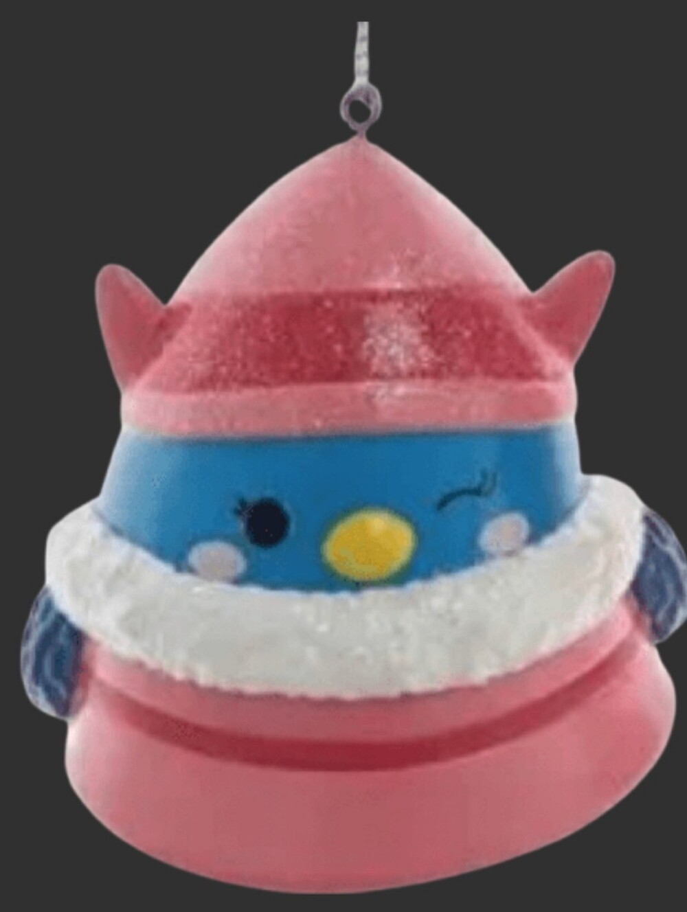 Kurt Adler SQUISHMALLOW HOLIDAY ORNAMENTS BEBE THE BLUEBIRD
